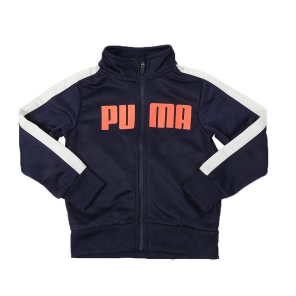 BRAND NEW youth puma slant pack tricot track jacket size S - Picture 1 of 3